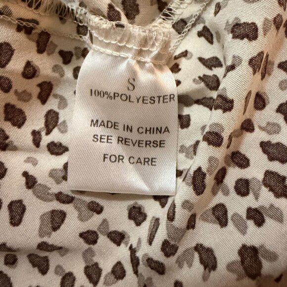 🖤 Wishlist Cream & Black Animal Print Midi Skirt (Size S) - Picture 7 of 7